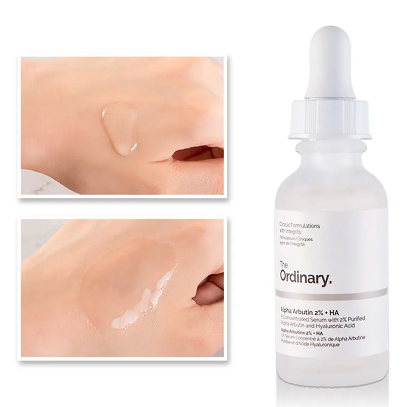 

Reduce Sun Spots Wrinkles Freckle Face Serum Inhibit Melanin Face Alpha Arbutin 2% + Hyaluronic Acid Hot Sale