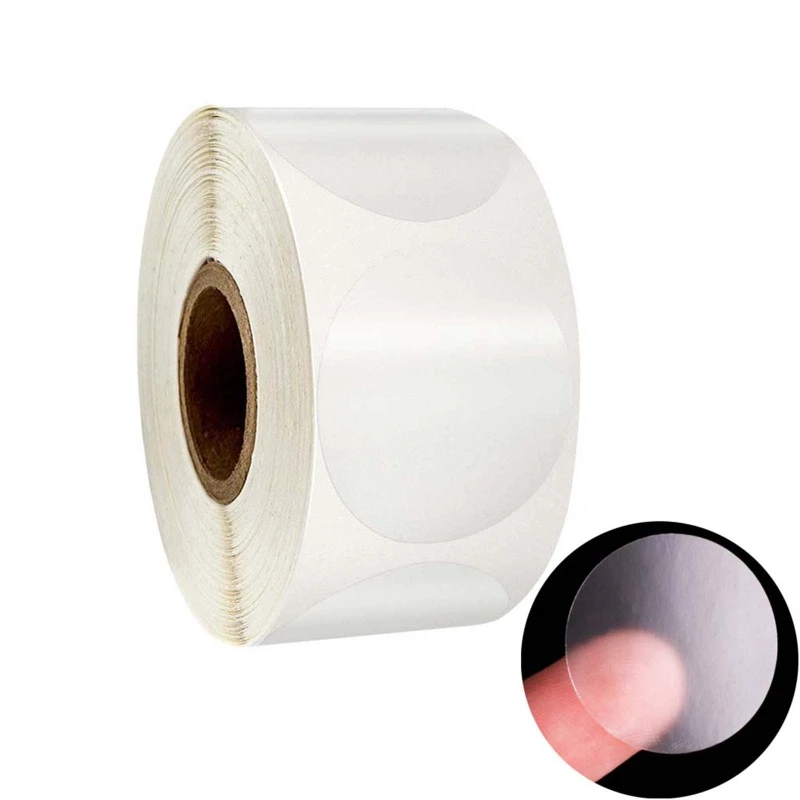 500pcs/roll 라운드 투명 스티커 우표 봉투 카드 결혼식 초대장 패키지 Scrapbooking 장식 잘 디자인 된