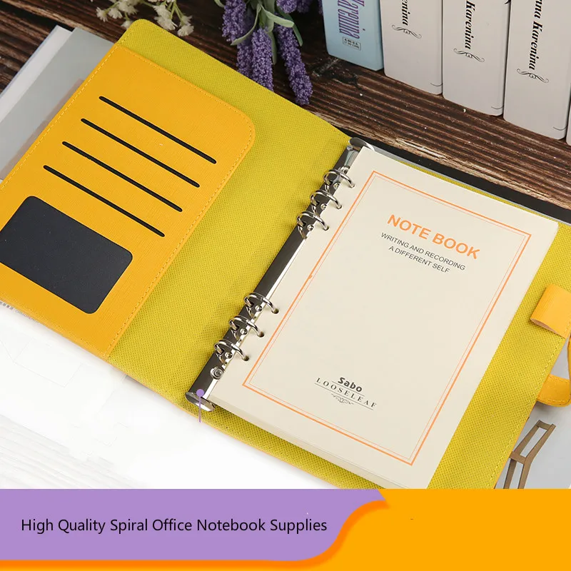 High Quality A5 Agenda 2021 Planner Organizer Office Spiral Diary Notebook Travel Journal Loose-leaf Filofax Stationery Supplies