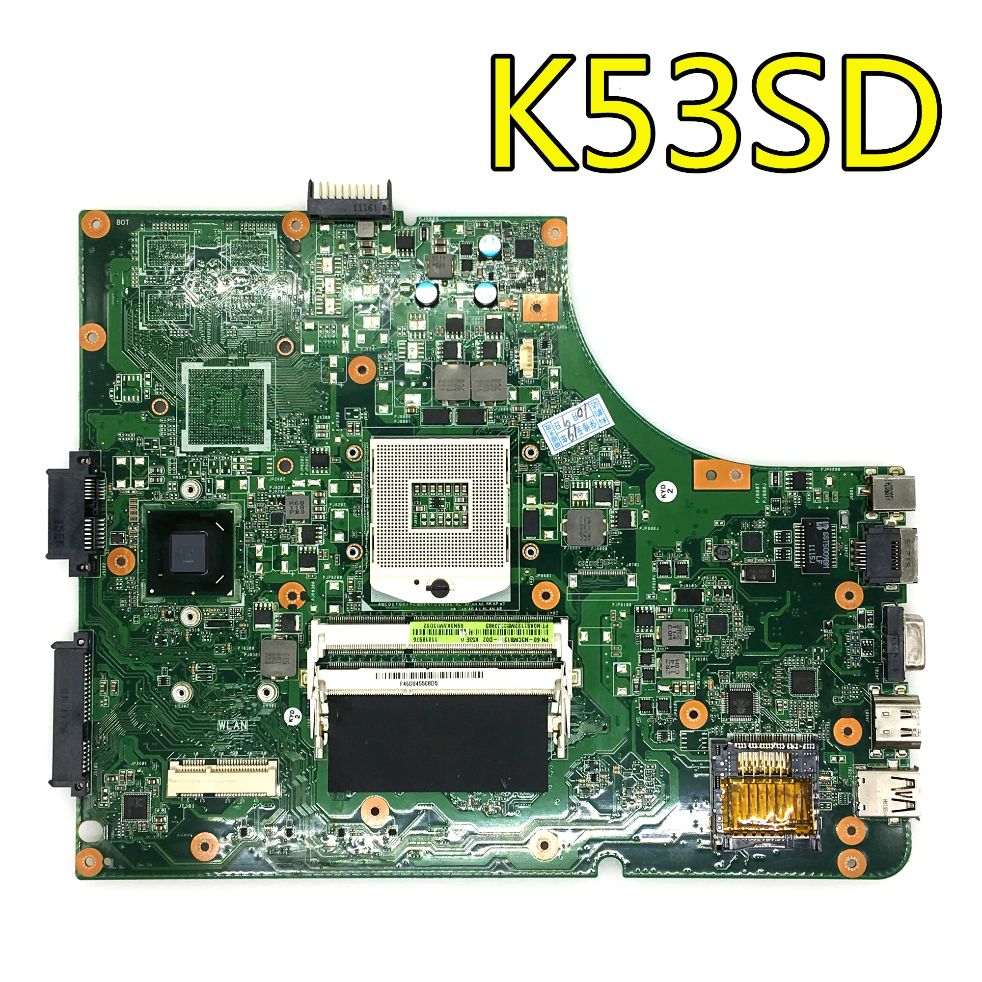 Материнская плата K53SD Rev: 2,3 для Asus A53E A53S K53E K53S K53SD материнская плата K53E материнская плата для ноутбука K53E тест ОК