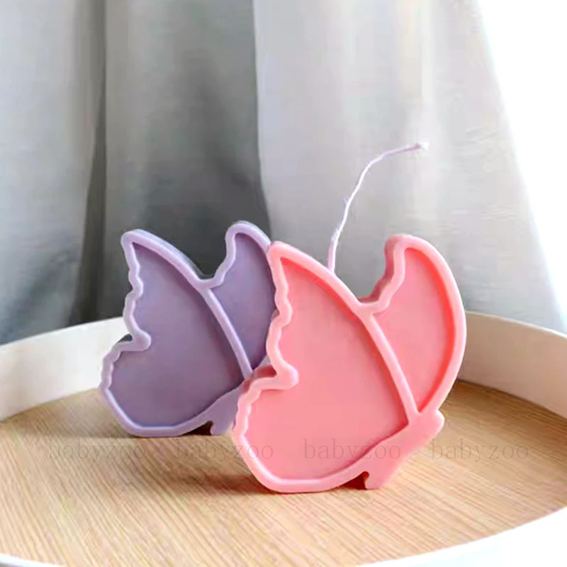 

Silicone Candle Making Mould 2D Butterfly Design Home Decoration Handmade Soap Mould Car Aromatherapy Gypsum Stone