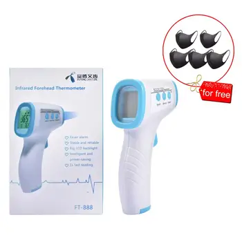 

Digital Forehead And Ear Thermometer Baby Adult Non Contact Body Infrared Thermometer Outdoor Ir Thermometer Measurement Device