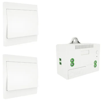 

FashionRF433 Wireless Switch No Battery Remote Control Wall Light Switch Self Powered Wall Panel Transmitter