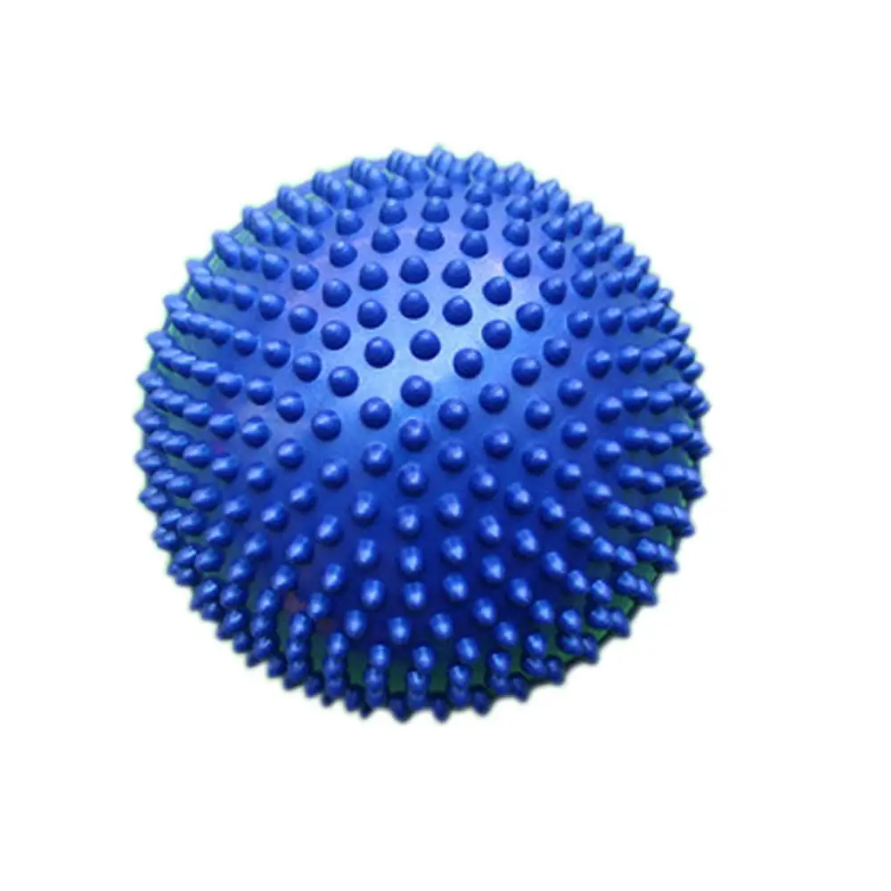 Новые надувные полусферические мячи для йоги, массажный фитбол, инструктор по упражнениям, Балансирующий мяч для спортзала, пилатеса, спорта, фитнеса - Цвет: Синий