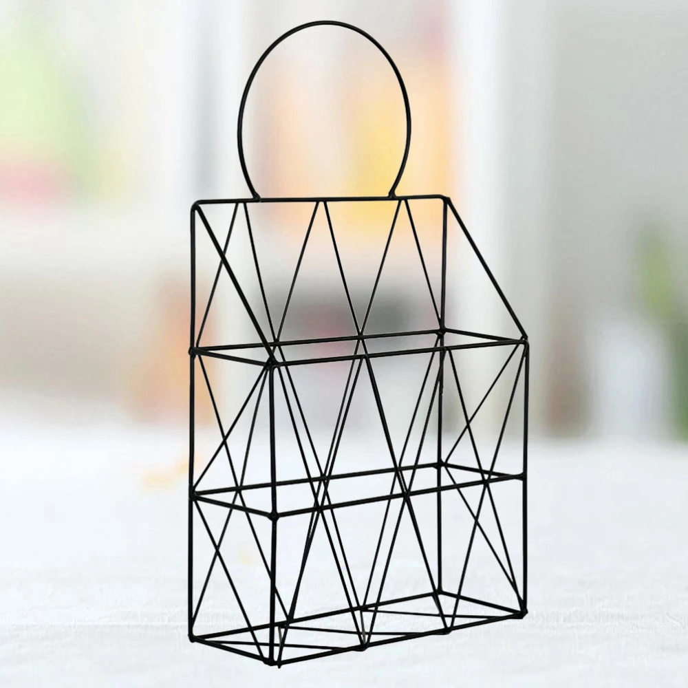 Magazine Holder Hanging Wallmounted Newspaper Book File Organizer