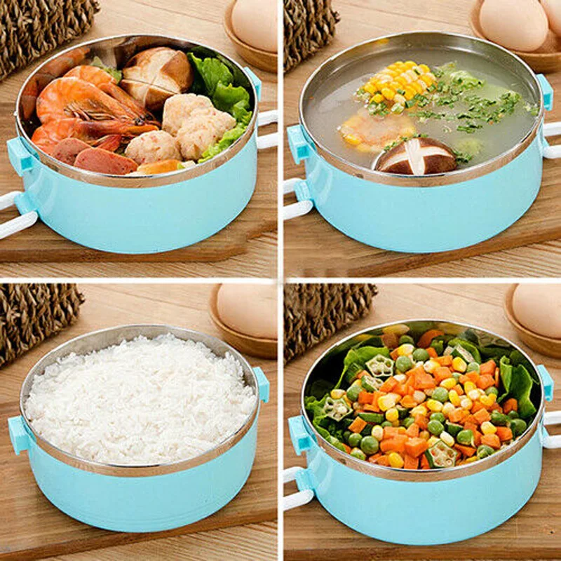Ланч-бокс Bento Heat пищевой контейнер портативный компактный пищевой теплее 1-4 слоя