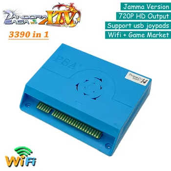 

3390 In 1 Pandora Saga Box 14 Wifi Download Gmaes Jamma Version Board PCB Joystick Machine Arcade Cabinet Coin Operated DX
