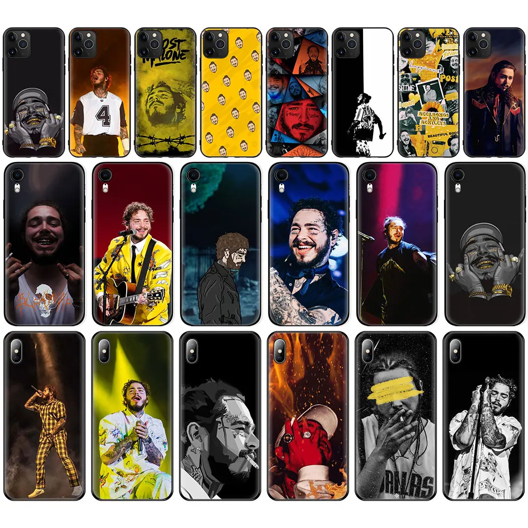 Почтовый Мягкий силиконовый чехол malone для iPhone 11 Pro Max 6 7 8 Plus 5 6S X XR XS | Мобильные