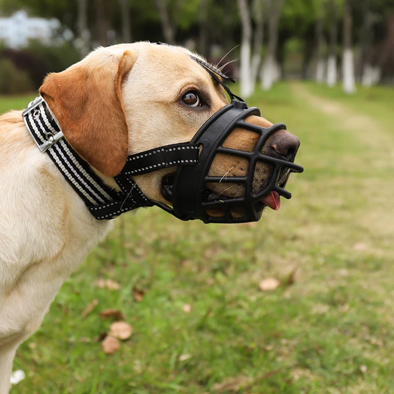Dog Stop Barking Muzzle with Reflective Strip