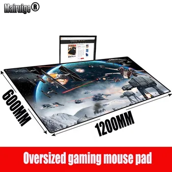 

MRGBEST Star War Mouse Pad Gaming Large Mousepad Gamer Big Computer Mouse Mat Office Desk Mat Keyboard Pad Mause Pad1200X600X3MM