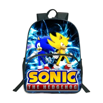 

Sonic Backpack Fashion Popular Pattern Laptop Backpack Children Boys Girls School Bags Teens Schoolbagl Large Traval Backoack