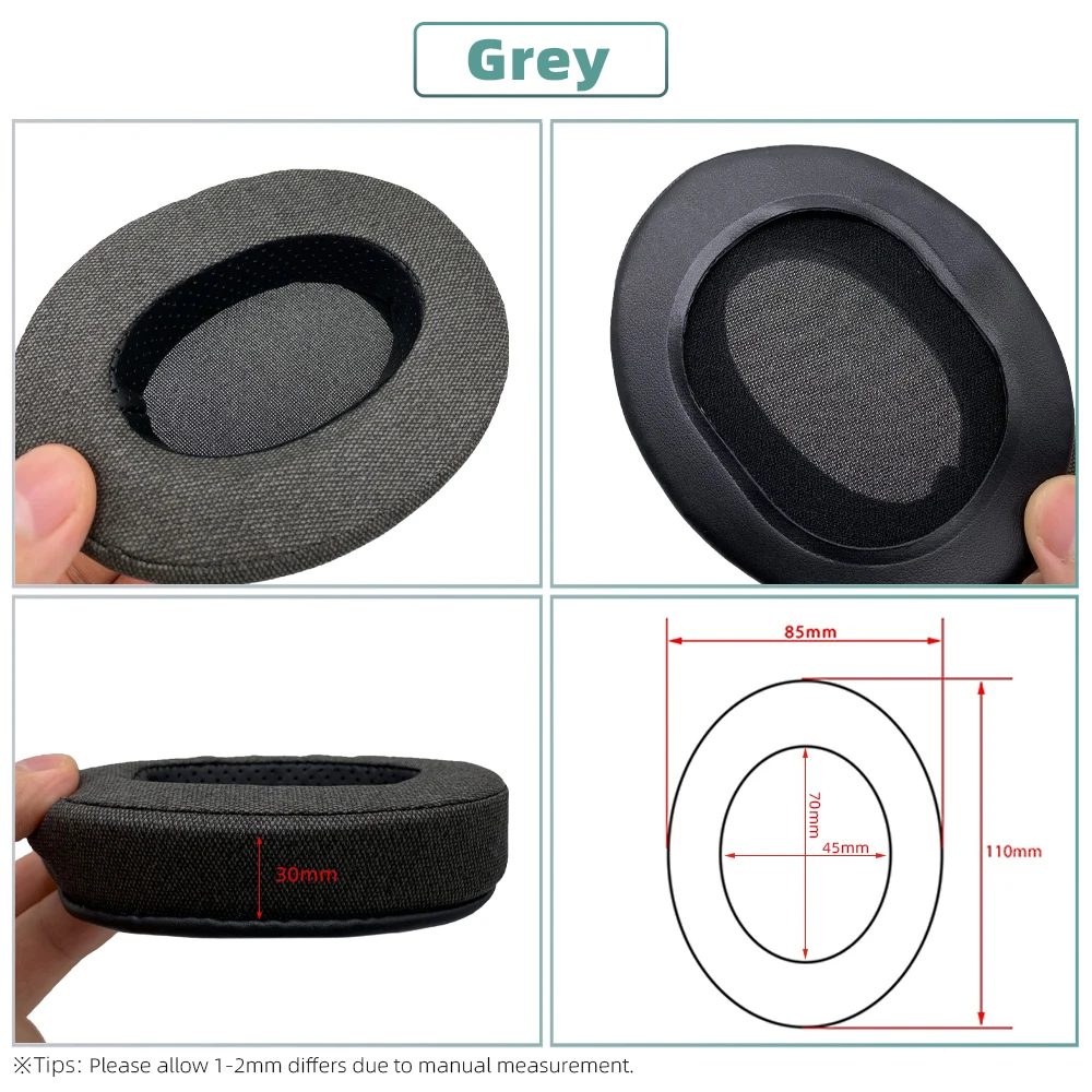 Earpads para Corsair Fone de Ouvido Whiyo Macio Veludo Substituição Hs50 Hs60 Hs70 Pro Almofada Capa Pára-choques Almofadas Hs35 - Image 4