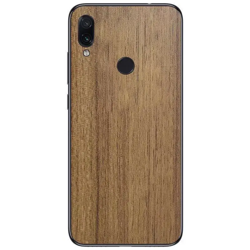 3 10 шт. для Redmi note7 pro Полное заднее покрытие 3D Имитация древесины защита кожи наклейка пленка - Цвет: 3