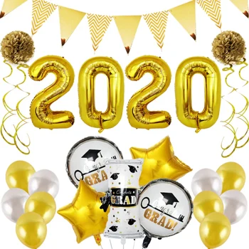 

25PCS Graduation Season Balloon Set Graduation Ceremony Party Carnival Decoration Decorative Supplies Graduation Season Aluminum