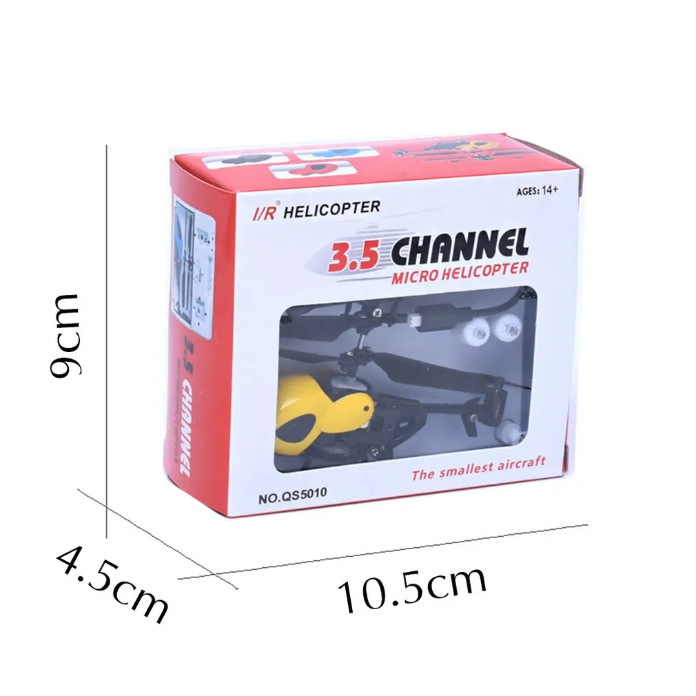 QS5010 3.5CH Micro Infrared RC Drone Aircraft with Gyroscope Remote Control Toys Mini QS RC Helicopter -Round head