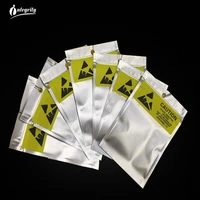 INTEGRITY 100pcs Various Size Self Sealing Anti-Static Shielding Plastic Bag Electronic Batteries Anti Static Storage Bags ESD 1