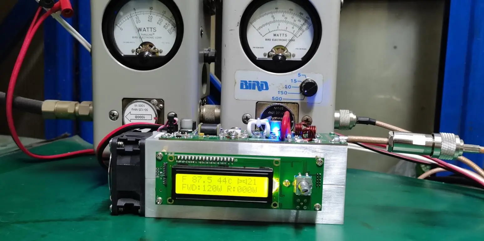 Émetteur FM Stéréo 0-150W 83-108MHz - Protection Complète Pour Station Radio Amateur