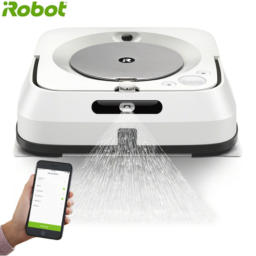 

IRobot M6 Remote Control Wiping Robot Sweep&Wet Mop For Hard Floors & Carpet Pet Hair Wiping Sweeping Machine With 6 Mops