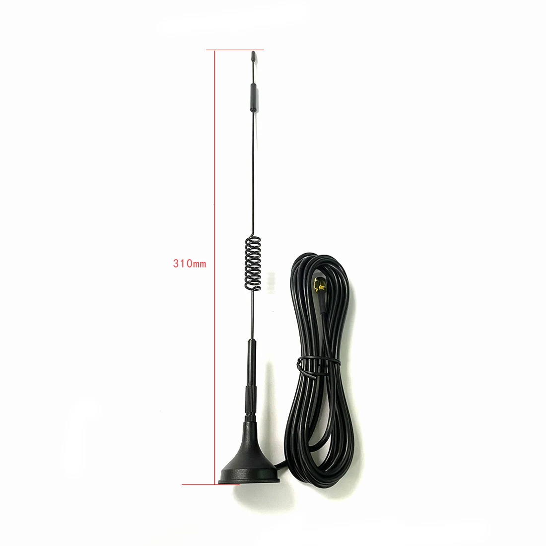WiFi Antenna Omni Magnetic Base 3M Cable RP SMA Male Plug Connector 2.4GHz 7dbi 1Pc