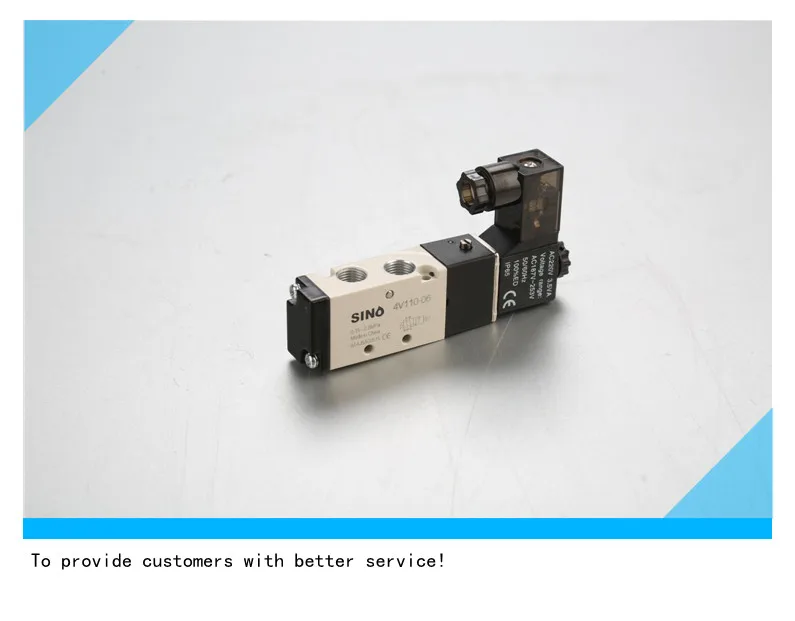 

Electric solenoid valve 5 way 2 position 4V110/120/130 3V110/120control air Gas Magnetic Valve 12v 24v 220v 380v Pneumatic valve