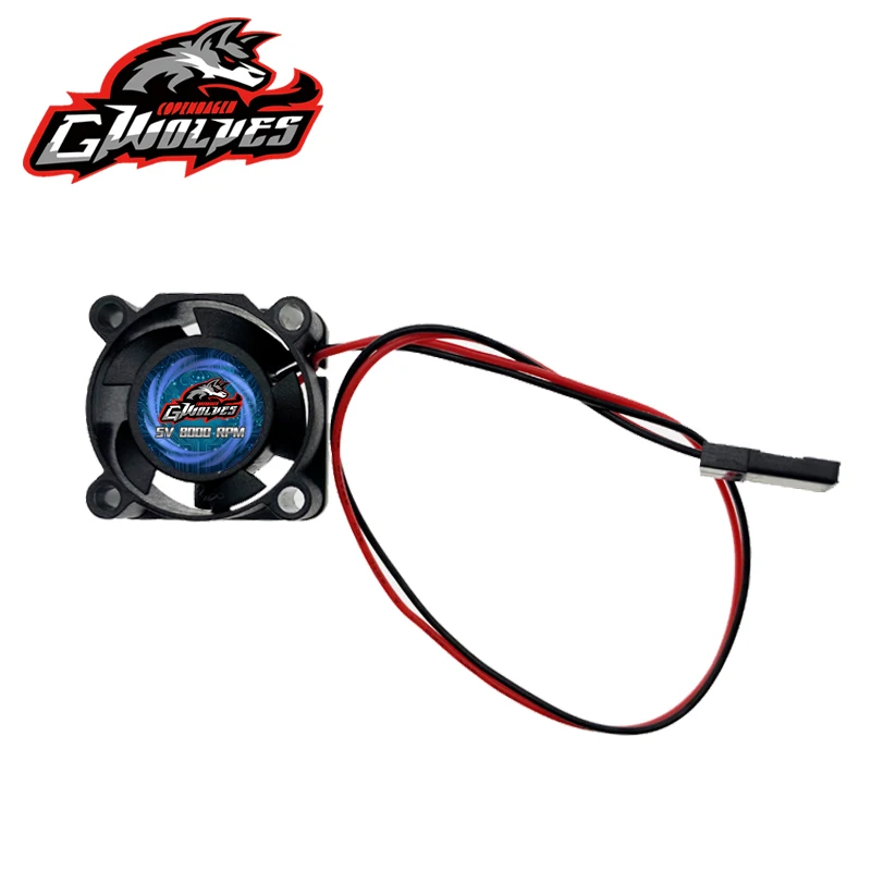 RC fan 25/30/35/40/50mm 8000RPM 5V-7V DC High wind cool Motor ESC fan heat sink 30/60/120/150A ESC 36/42mm motor futaba plug - Image 2