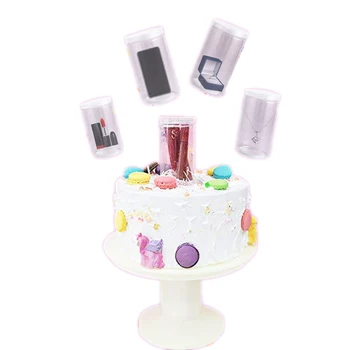 

2020 New Design Happy Birthday Cake Stand With Surprize Gift Box Surprising Magic Cake Stand Cake Decorating Tools For Toy Box