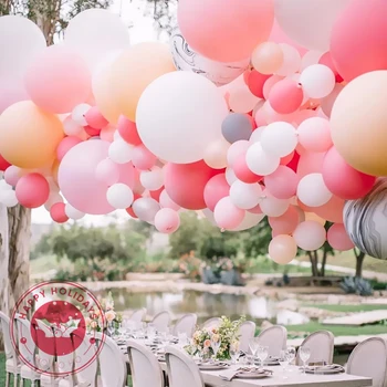 

5-30pcs large pastel round latex balloons big birthday party Inflatable helium balloon macaron balloons arch decor 5-36inch ball