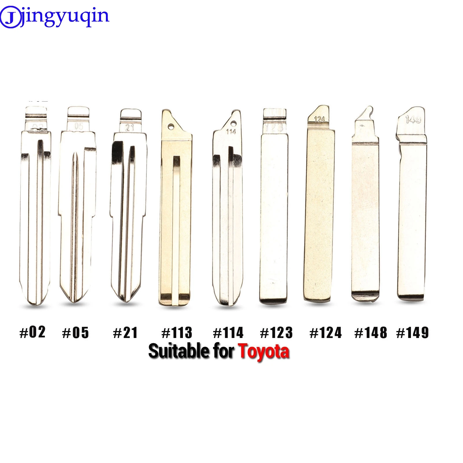 Jingyuqin Автомобильный ключ Ucut Blade для TOYOTA CAMRY RAV4 Corolla PRADO YARIS Прямая поставка #02 #05 #21 #113