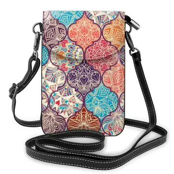 

Fashion Woman Shoulder Bag Seamless Colorful Patchwork Turkish Style Ladies Small Bag Wild Simple Female Daily Messenger Bag