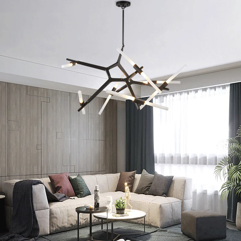 Art Lighting Fixtures Chandelier for Living Room Hotel Bedroom