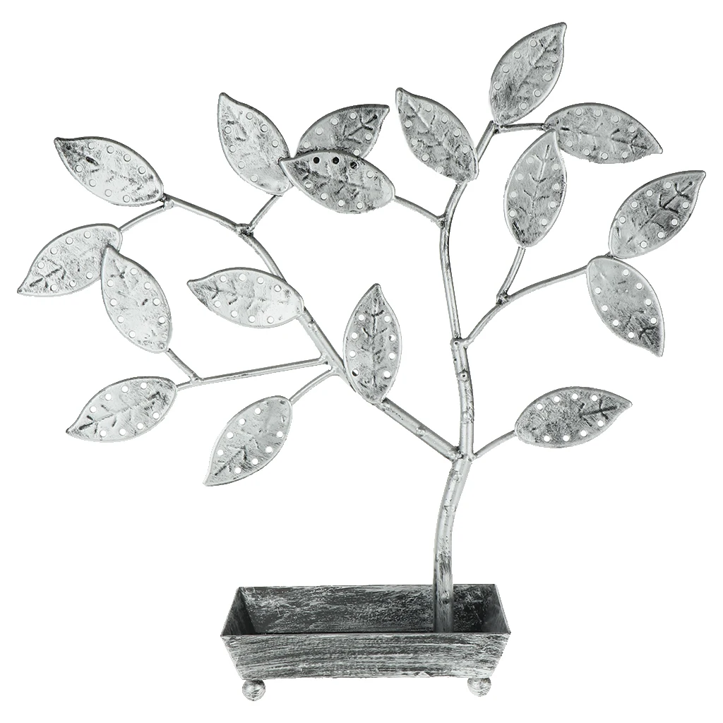 Earring Organizer Jewelry Tree Holder Display Rack Stand for 68 pair Stud Dangle Earrings Necklace