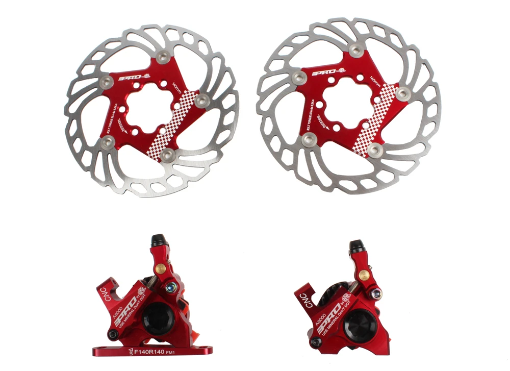 PRO 140 мм плавающие тормозные роторы CNC дорожный велосипед из сплава масляный диск Тормозной суппорт линия Тяговая Гидравлический дисковый тормоз дорожный велосипед