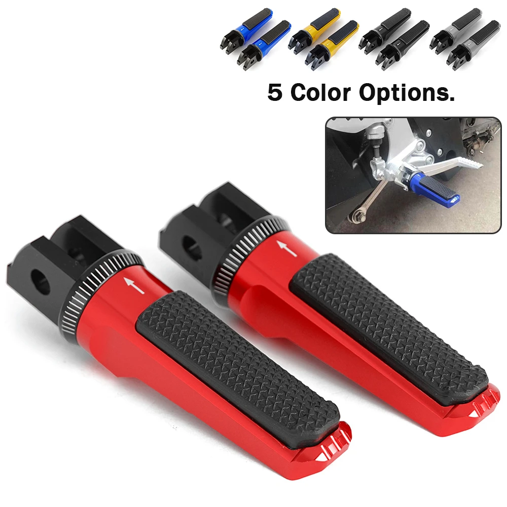 Front Foot Pegs Footrests Yamaha MT07 MT-07 MT09 MT-09 MT 07 09 Tracer FZ6 FZ-6 FZ 6 Fazer FJR1300A FJR1300AS FJR 1300A/AS