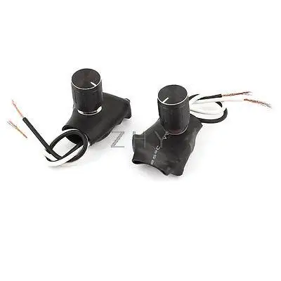 

2pcs AC220V 1A Desk Table Lamp Light Bulb Dimmable Dimmer Switch Black