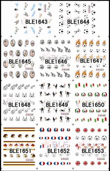 

BLE Series 12pcs Nail Art Stickers lace valentine Decals Slider For Nails Art Decor Manicure Adhesive Tips SABN1129-1212
