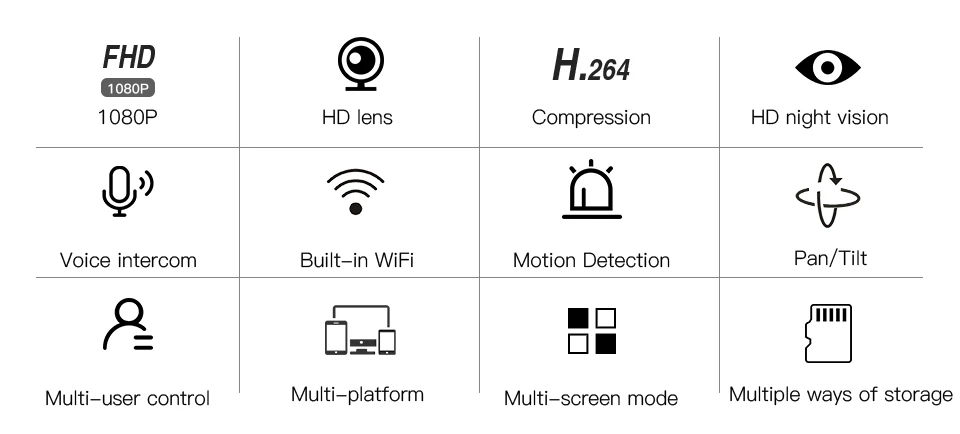 1080P 2MP купольная мини ip-камера G43S беспроводная Wifi камера безопасности PTZ Cam ИК камера ночного видения для дома камеры наблюдения детский монитор