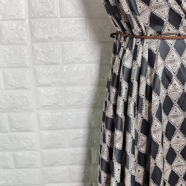 Шелк с ретро принтом, хлопок, шелковая ткань, шелковое платье, рубашка, модная дизайнерская ткань, продукт осенью