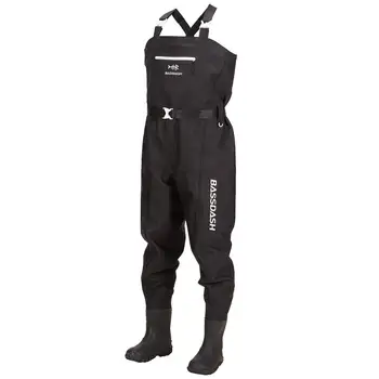 BIG SALE ❤️ Bassdash 3D Boot Foot Game Wader Ultra High Strength Black Plaid Nylon PVC Fishing Hunting Chest Waders for Men in 7 Sizes - discount item 50% OFF Sports & Entertainment