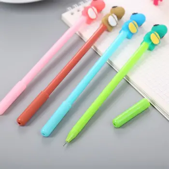 

24Pcs Dinosaur Pen Animal Dragon Black Ink Gel Refill Ballpoint Pens Nice Kawaii Point Rollerball Drawing Writing Stationery