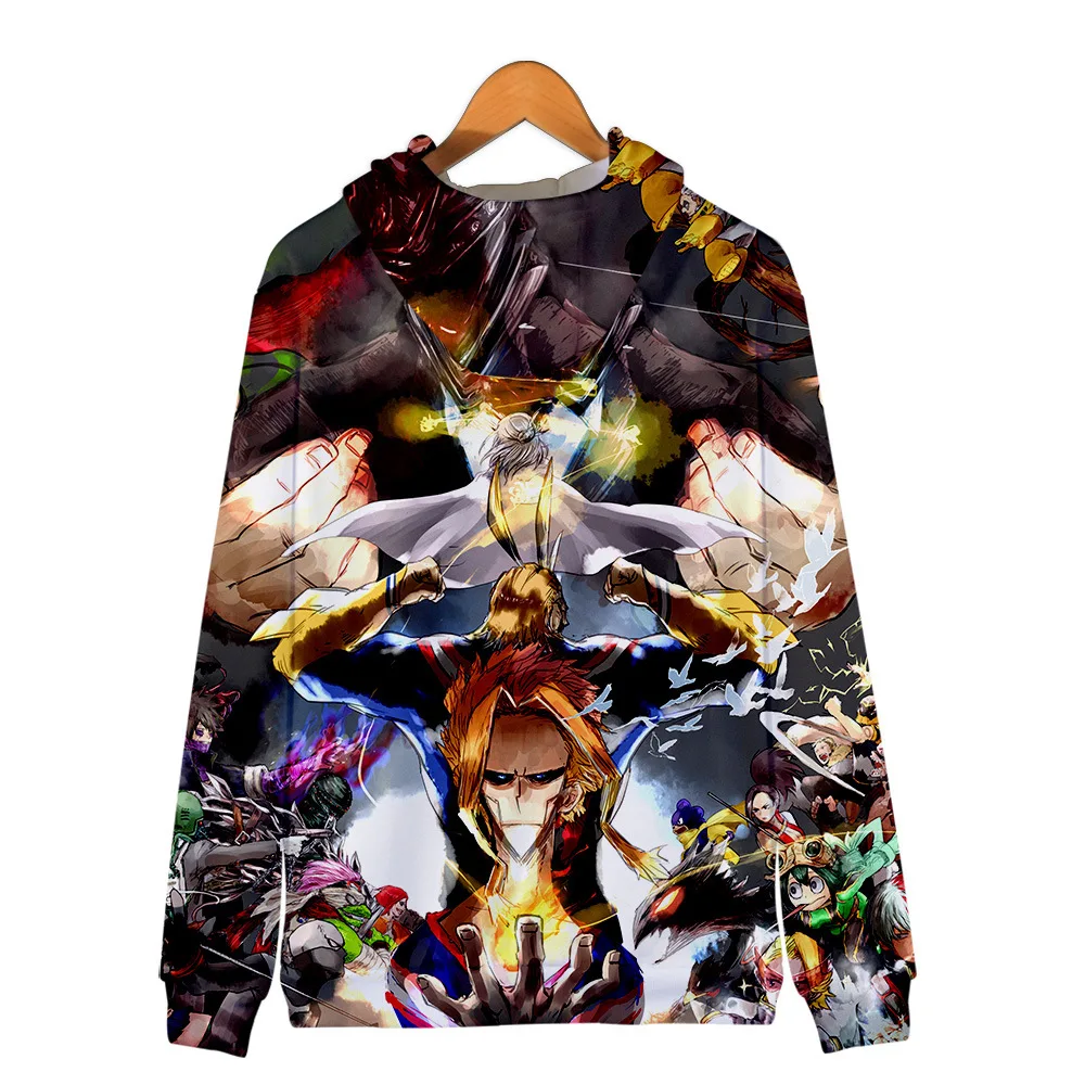 My Hero Academia Harajuku Anime Zipper Hoodies 8
