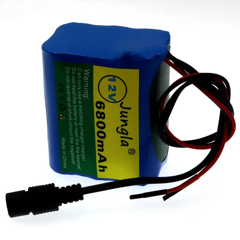 Новые оригинальные 12V 6,8 Ah 6800mAh 18650 аккумуляторные батареи 12V с литиевая батарея BMS пакет Защитная плата+ 12,6 V зарядное устройство