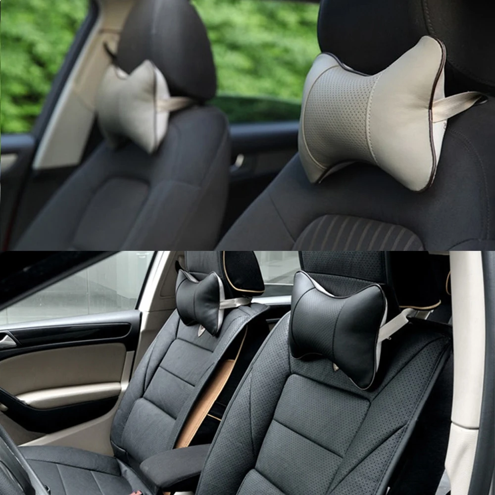 Car Seat Headrest Memory Head Neck Pillow Comfortable Soft Pad Neck