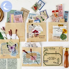 YueGuangXia Retro Envelope Style Kraft Weekly Plan Packing Bag Card Note Decoration Holder Subpackage Bag School Official Supply Desk Accessories YueGuangXia Retro Envelope Style Kraft Weekly Plan Packing Bag Card Note Decoration Holder Subpackage Bag School Official Supply Desk Accessories