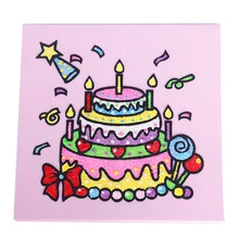 Цветная картина снежной грязи Eva Снежинка для детей, сделай сам, ультра-светильник, глина, жемчуг, ni hua, цветная глина, Волшебная цветная доска