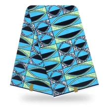 Miss. L Новая африканская восковая хлопковая ткань с принтом, высокое качество, Анкара, восковая Ткань 6 ярдов/шт для одежды SP19S12111