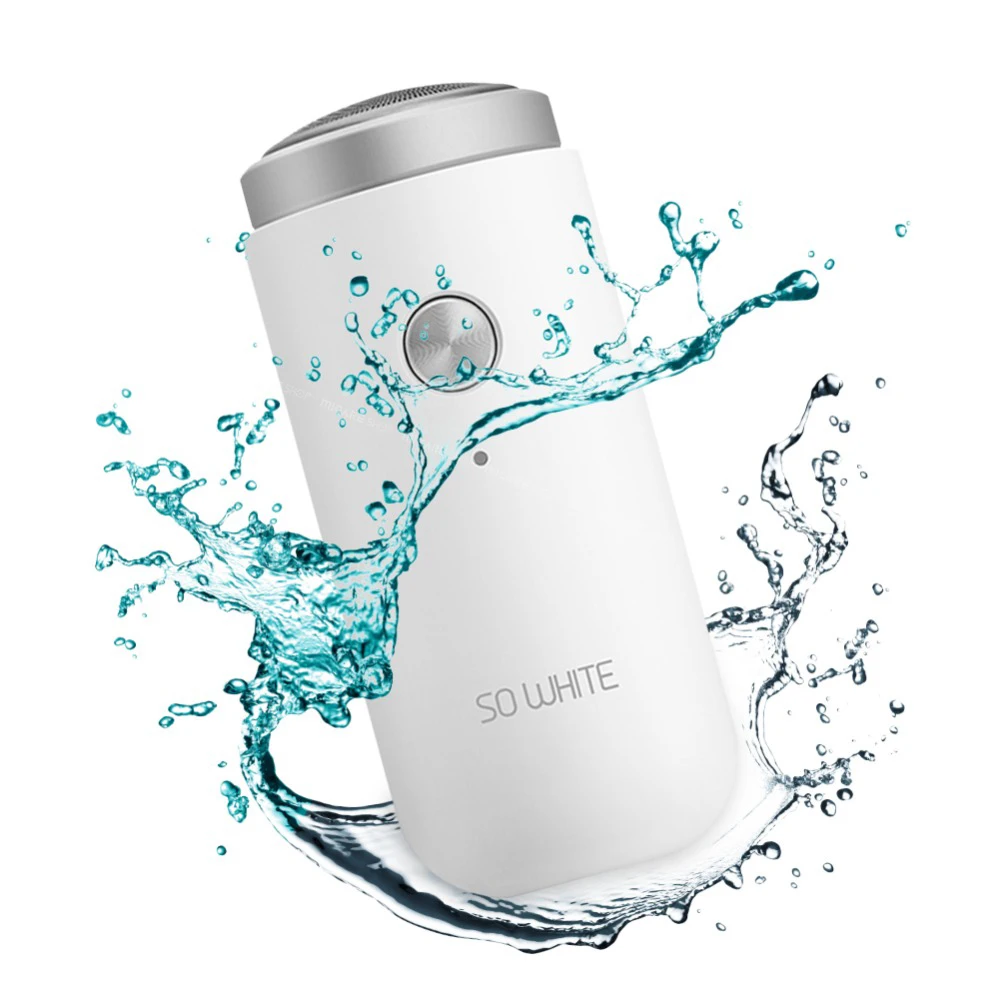 Xiaomi Mijia, мини электробритва, SO White, бритва, моющаяся, триммер для бороды, для бритья, для мужчин, USB, перезаряжаемая, бритва, бритвы для волос