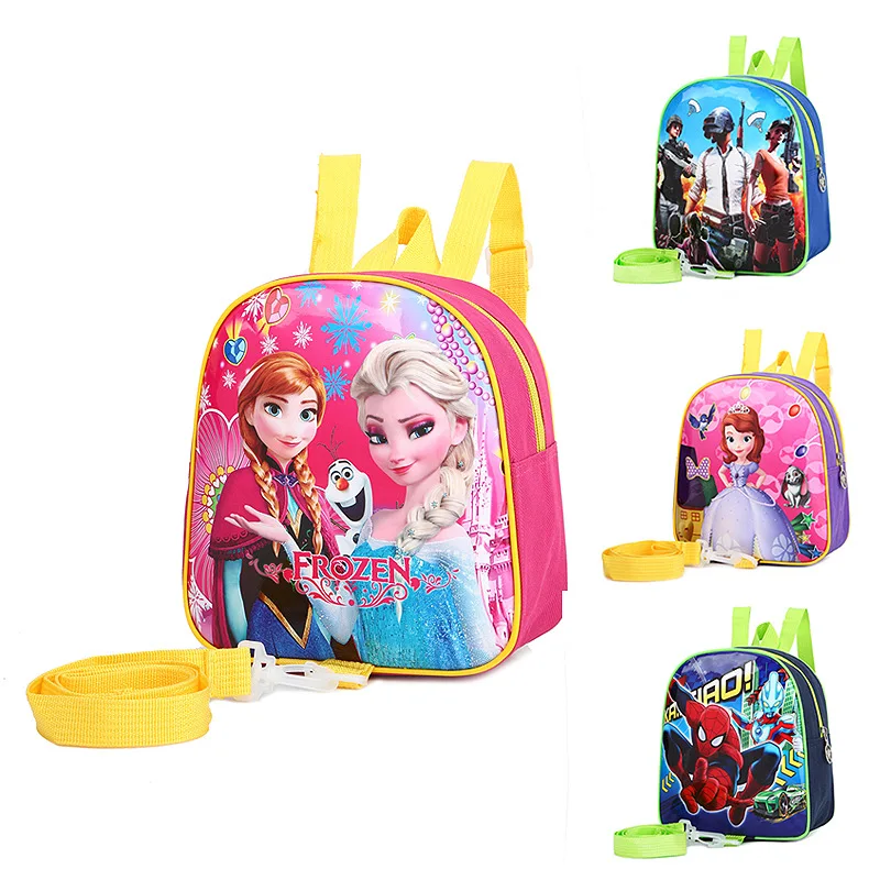 Disney Mochila pequeña antipérdida para niños, bolsa bonita de viaje con  dibujos animados de frozen, Elsa y Anna, para guardería|Mochilas de felpa|  - AliExpress