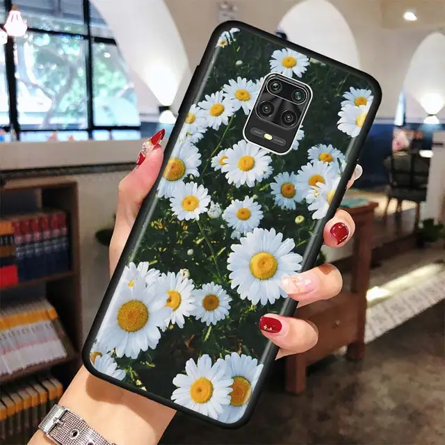 Summer Daisy Sunflower Floral Case For Xiaomi Redmi Note 10 Pro Max 9 8 7 Cover For Redmi K40 Pro Plus 9 Power 9A 9C 9T Shell B11