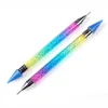 ANGNYA New Dual Heads Acrylic Metal Dotting Wax Pen Gradient Rhinestones Gem Picker Crystal Picking Nail Art Studs Dotter Tools 3