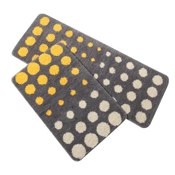 

2pcs Carpet Modern Water Absorbent Floor Rug Kitchen Bathroom Microfiber Entrance Soft Anti Slip Hotel Home Door Mat Bedroom